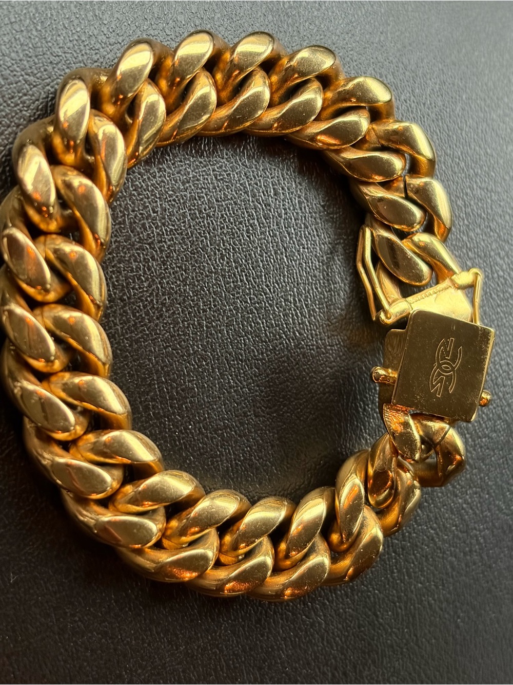 Luxury Gold Miami Cuban Thick Link Bracelet